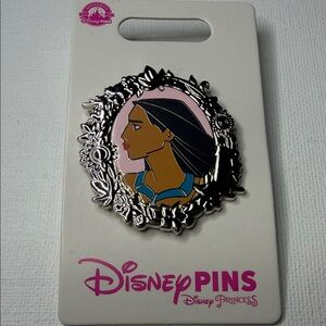Disney Princess Portrait Silver Frame Pocahontas Pin